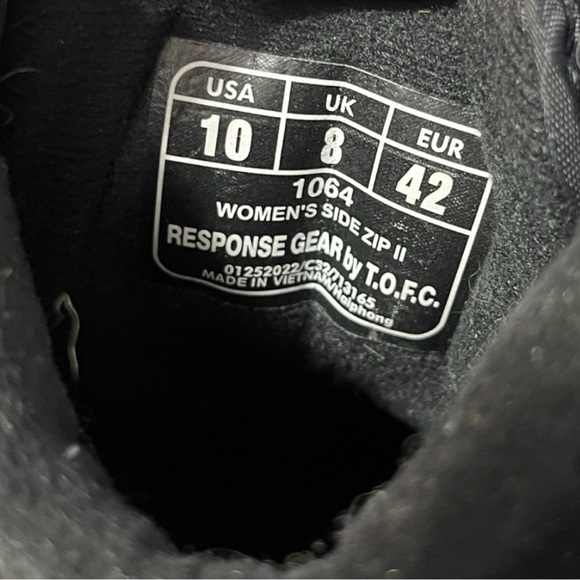 T.O.F.C Women’s Side Zip II Response Gear Boots - Picture 6 of 6